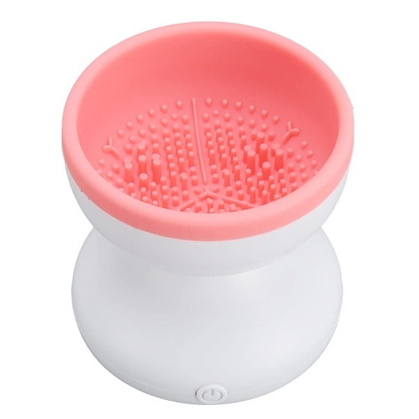 Limpiador Brocha Maquillaje Giratoria